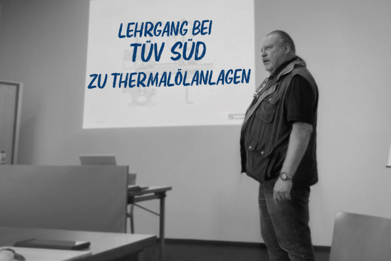 DICKOW PUMPEN BEIM LEHRGANG DES TÜV SÜD ZU THERMALÖLANLAGEN