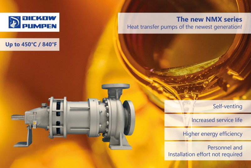 Now NEW: the NMX heat transfer pump from DICKOW